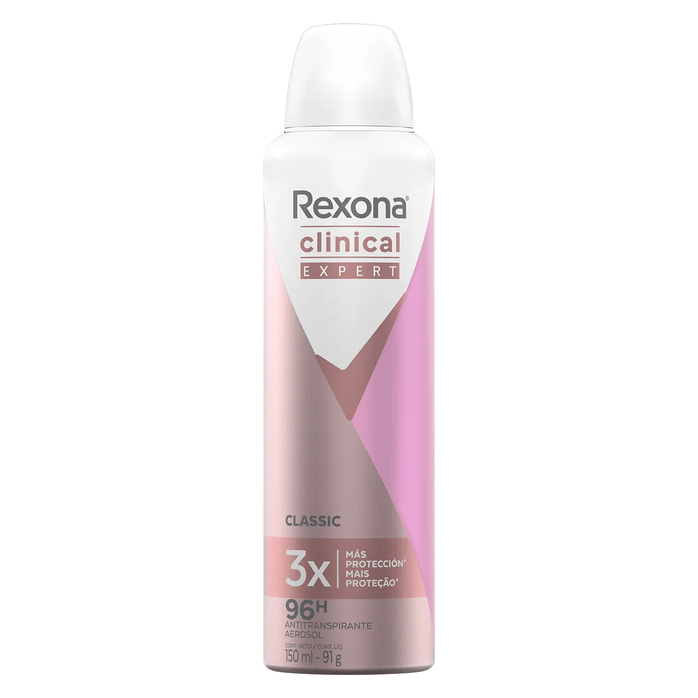 DESODORANTE REXONA CLINICAL CLASSIC AEROSOL X 150 ML - Ecofarma