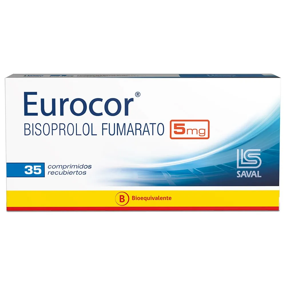 EUROCOR 5 MG CAJA X 35 COMPRIMIDOS - Ecofarma