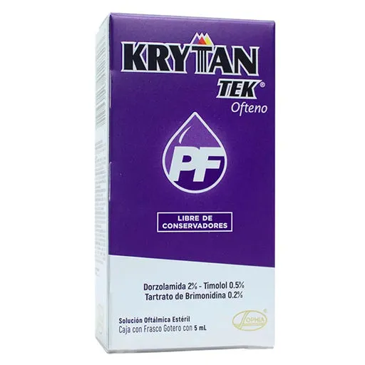 KRYTANTEK OFTENO PF SOL. OFTALMICA X 5 ML - Ecofarma