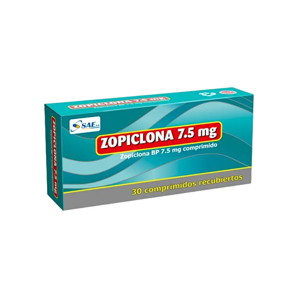 ZOPICLONA 7.5 MG X 30 COMPRIMIDOS - Ecofarma