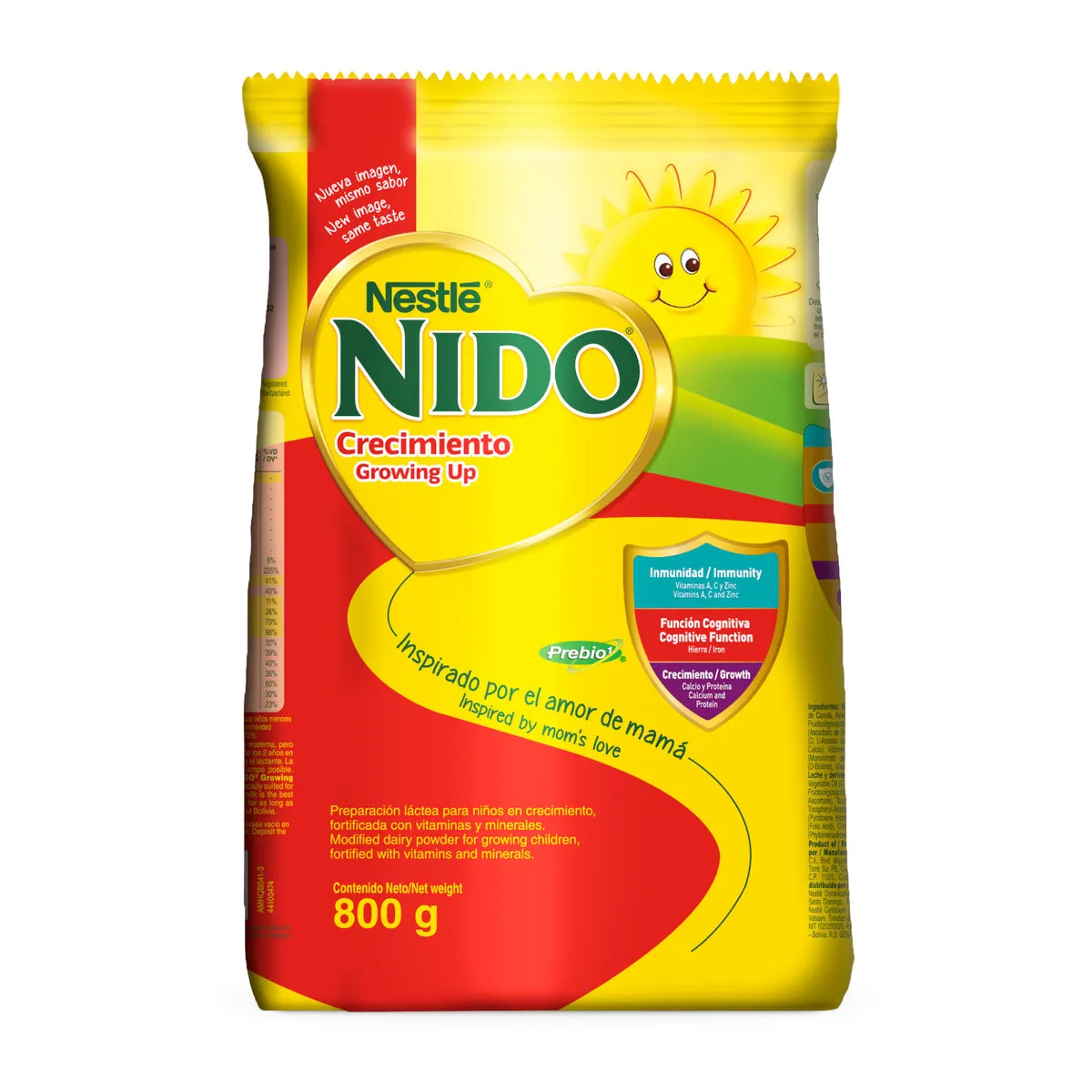 NIDO CRECIMIENTO 1+ BOLSA X 800 G - Ecofarma