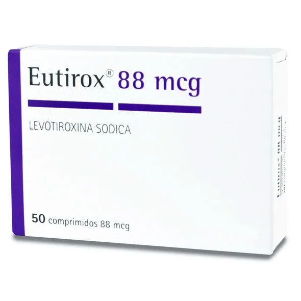 EUTIROX 88 MG CAJA X 50 COMPRIMIDOS - Ecofarma