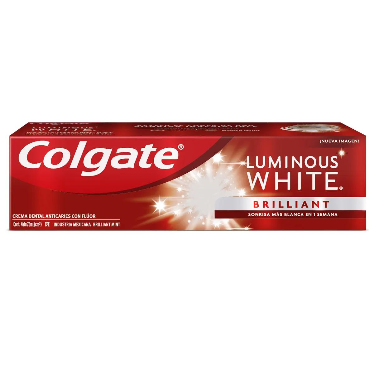 CREMA DENTAL COLGATE LUMINOUS WHITE 75 ML - Ecofarma