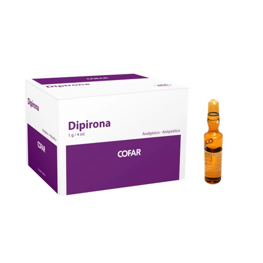 DIPIRONA 1G /4 ML CAJA X 20 AMPOLLAS - Ecofarma