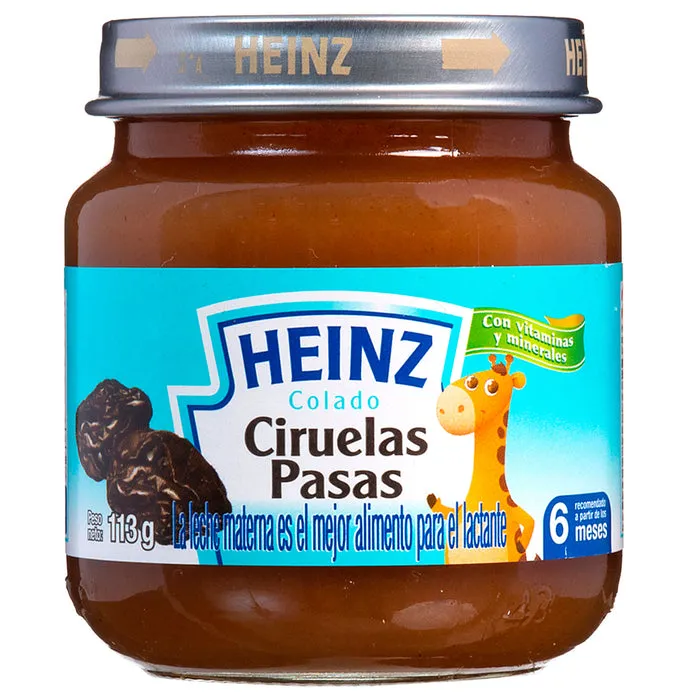 HEINZ PAPILLA CIRUELA PASAS POTE X 113G - Ecofarma