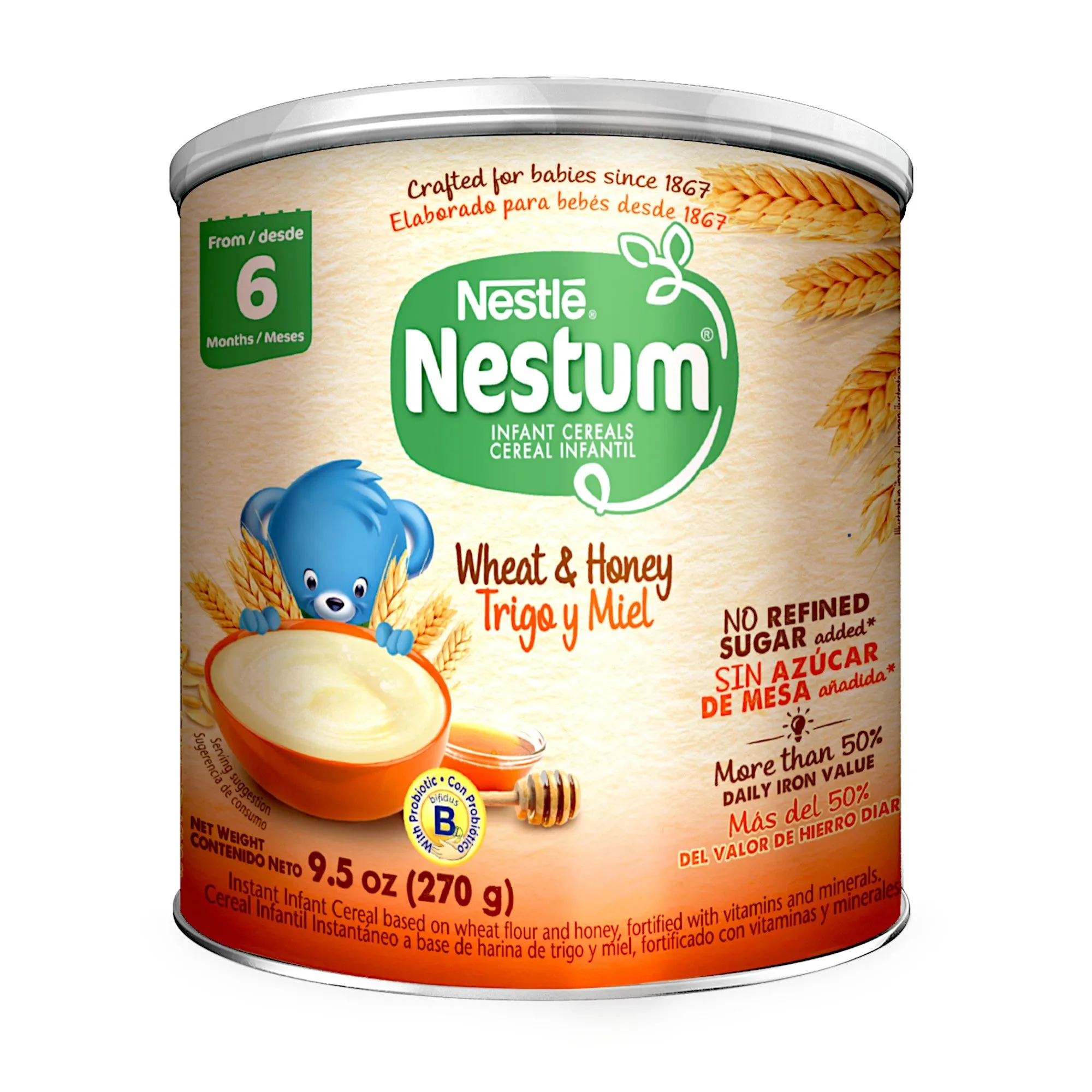 NESTUM TRIGO Y MIEL LATA X 270 G - Ecofarma