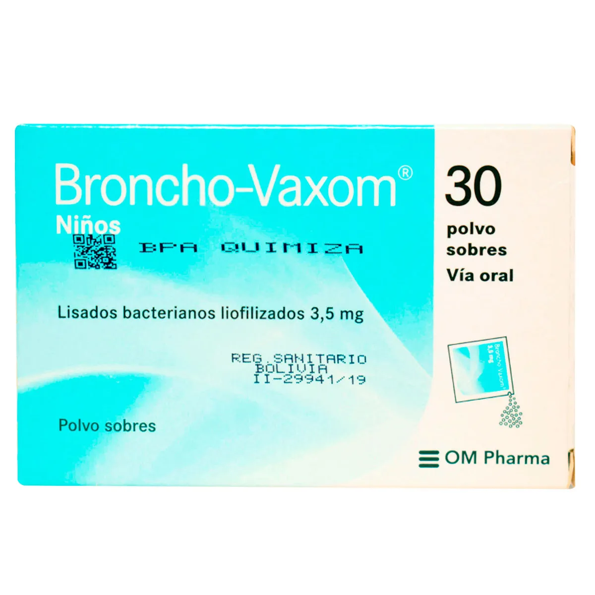 BRONCHO VAXON NIÑOS CAJA X 30 SACHETS - Ecofarma