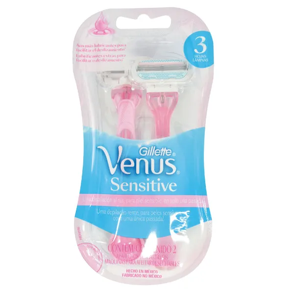 GILLETTE VENUS SENSITIVE CAJA X 2 UNIDADES - Ecofarma