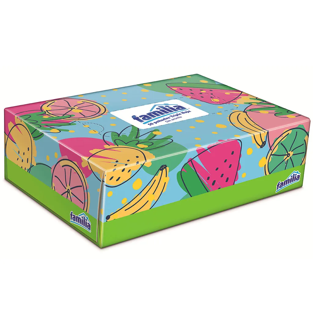 PAÑUELOS FAMILIA SIN AROMA CAJA X 50 UNID. - Ecofarma