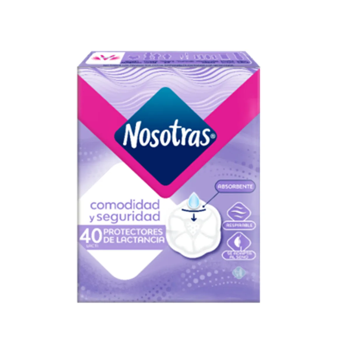 NOSOTRAS PROTECTOR DE LACTANCIA X 40 UNIDADES - Ecofarma