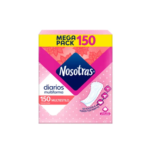 NOSOTRAS DIARIOS MULTIESTILO CAJA X 150 UNI. - Ecofarma