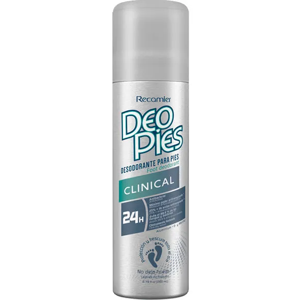DEO PIES CLINICAL ANTIBACTERIAL AEROSOL X 260 ML - Ecofarma