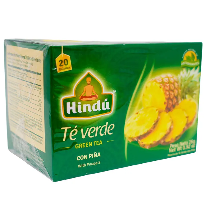 TE VERDE C/PIÑA INDU CAJA X 20 BOLSITAS - Ecofarma