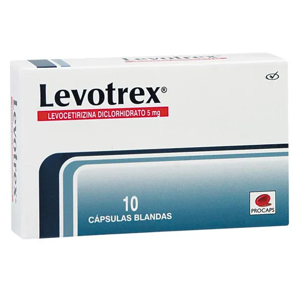 LEVOTREX 0.5 MG CAJA X 10 CAPSULAS - Ecofarma