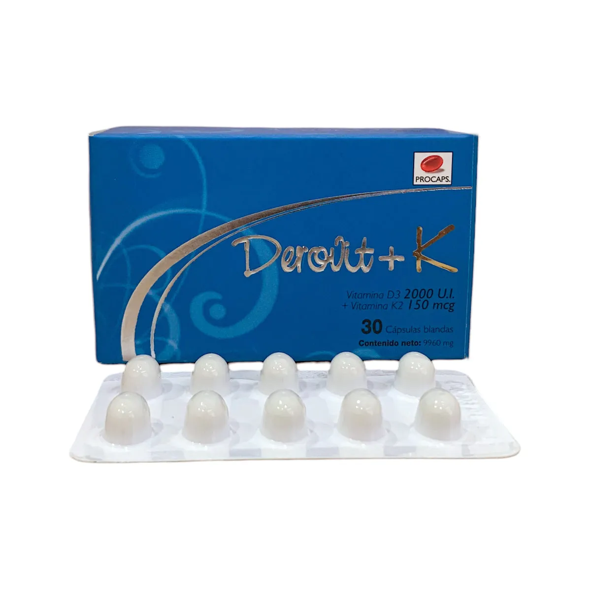 DEROVIT + K CAJA X 30 CAPSULAS BLANDAS - Ecofarma