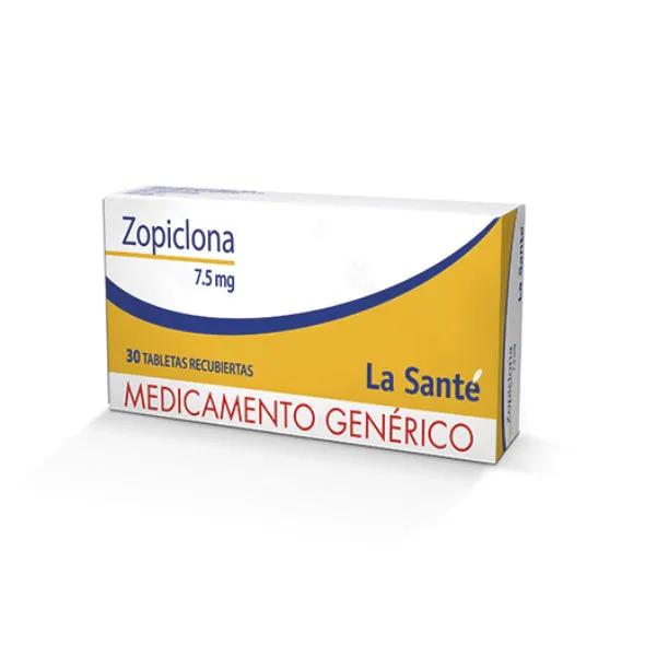 ZOPICLONA 7.5 MG CAJA X 30 COMPRIMIDOS - Ecofarma