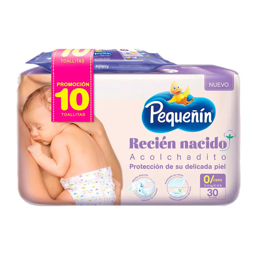 PAÑAL PEQUEÑIN RN X 30 UNI - Ecofarma