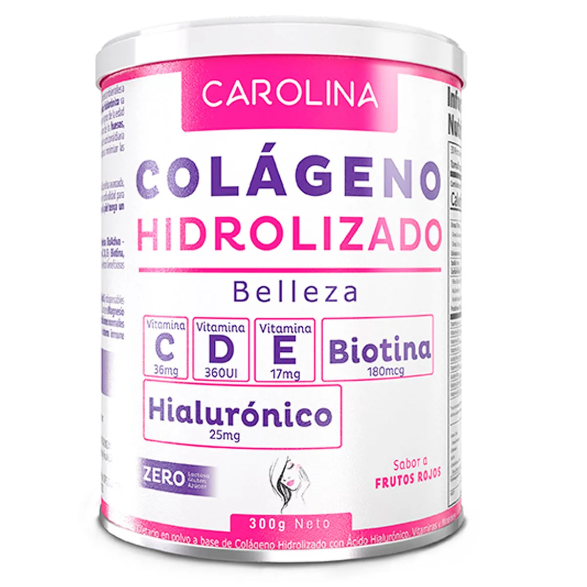 COLAGENO CAROLINA BELLEZA FRUTOS DEL BOLQUE X 300 G - Ecofarma