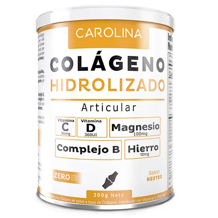 COLAGENO CAROLINA ARTICULAR NEUTRO X 300 G - Ecofarma