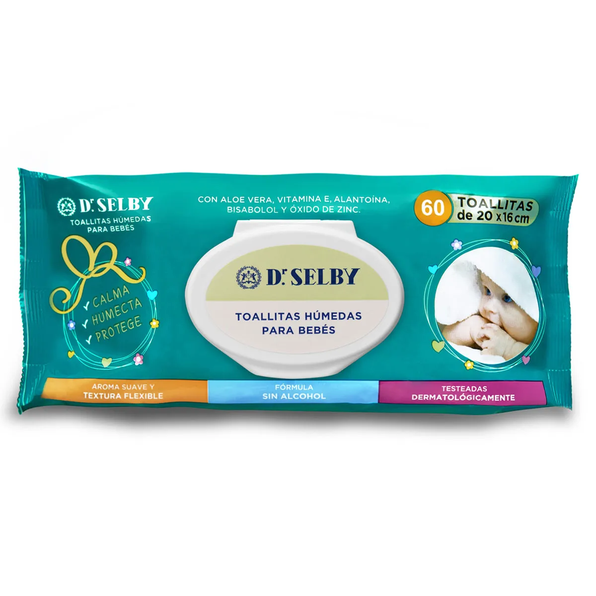 TOALLITAS DR SELBY X 60 UNIDADES - Ecofarma