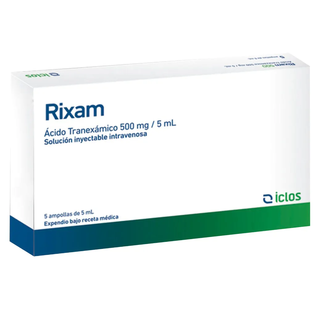RIXAM 250 MG CAJA X 5 AMPOLLAS - Ecofarma