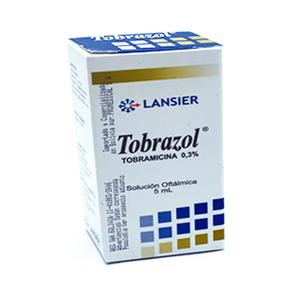 TOBRAZOL 0.3% COLIRO X 5 ML - Ecofarma