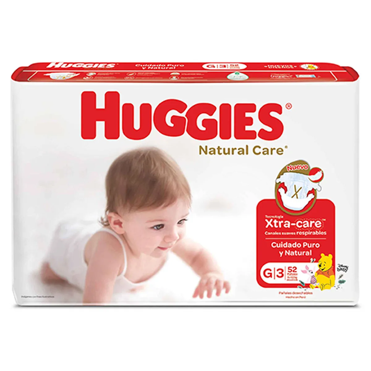 PAÑAL UNISEX ROJO MEGA "G/3" X 66 UNID. - Ecofarma