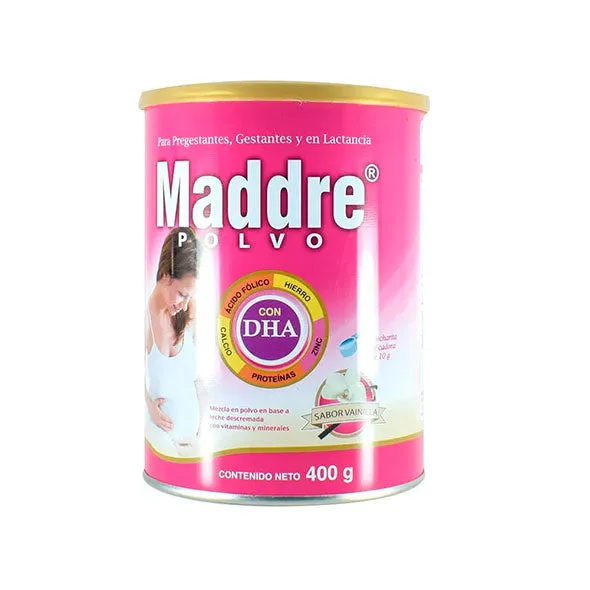 MADRE DHA VAINILLA POLVO X 400 GR - Ecofarma