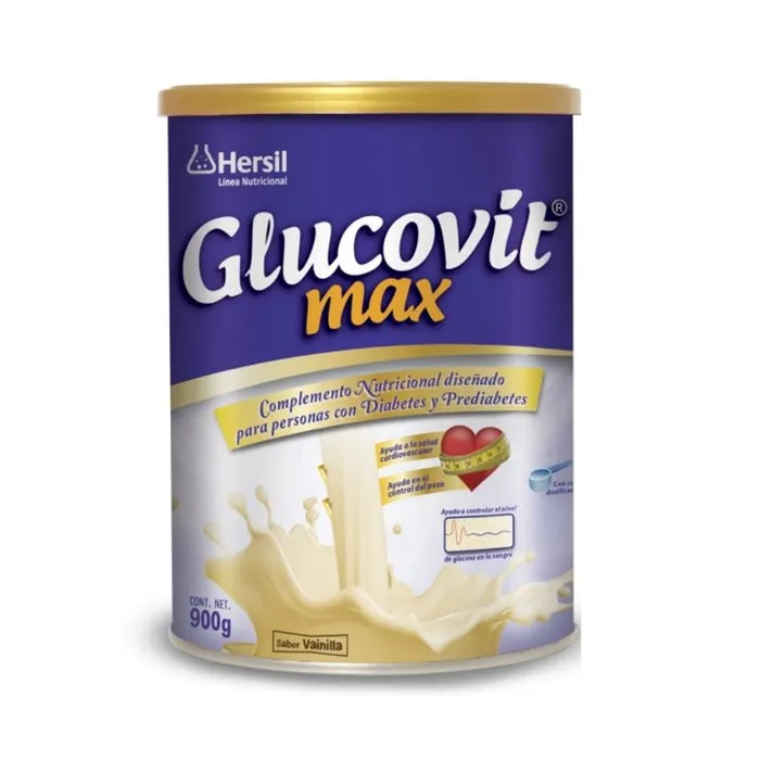 GLUCOVIT MAX VAINILLA POLVO X 900 G. - Ecofarma