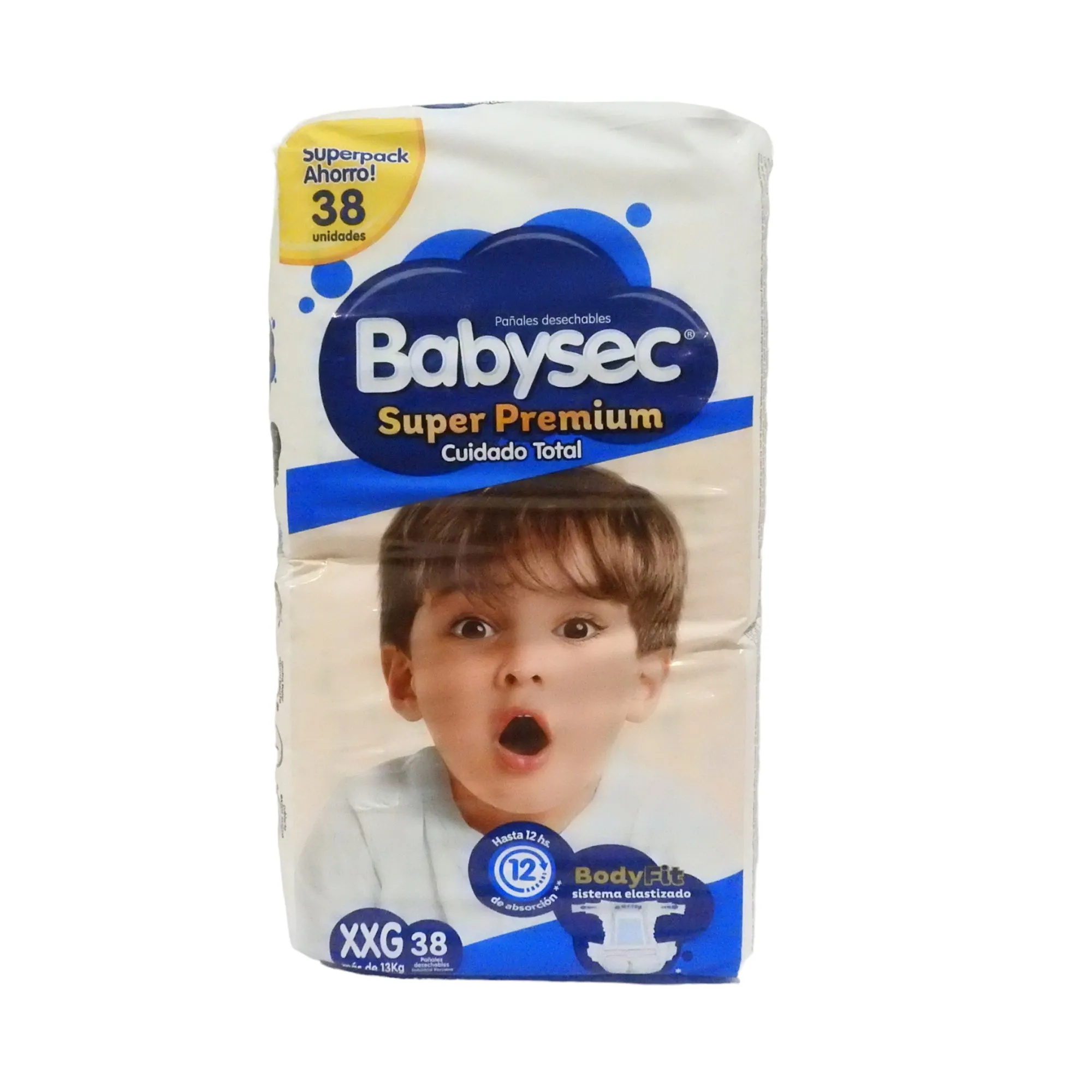 PAÑAL BABYSEC SUPER PREMIUN XXG X 42 UNID. - Ecofarma