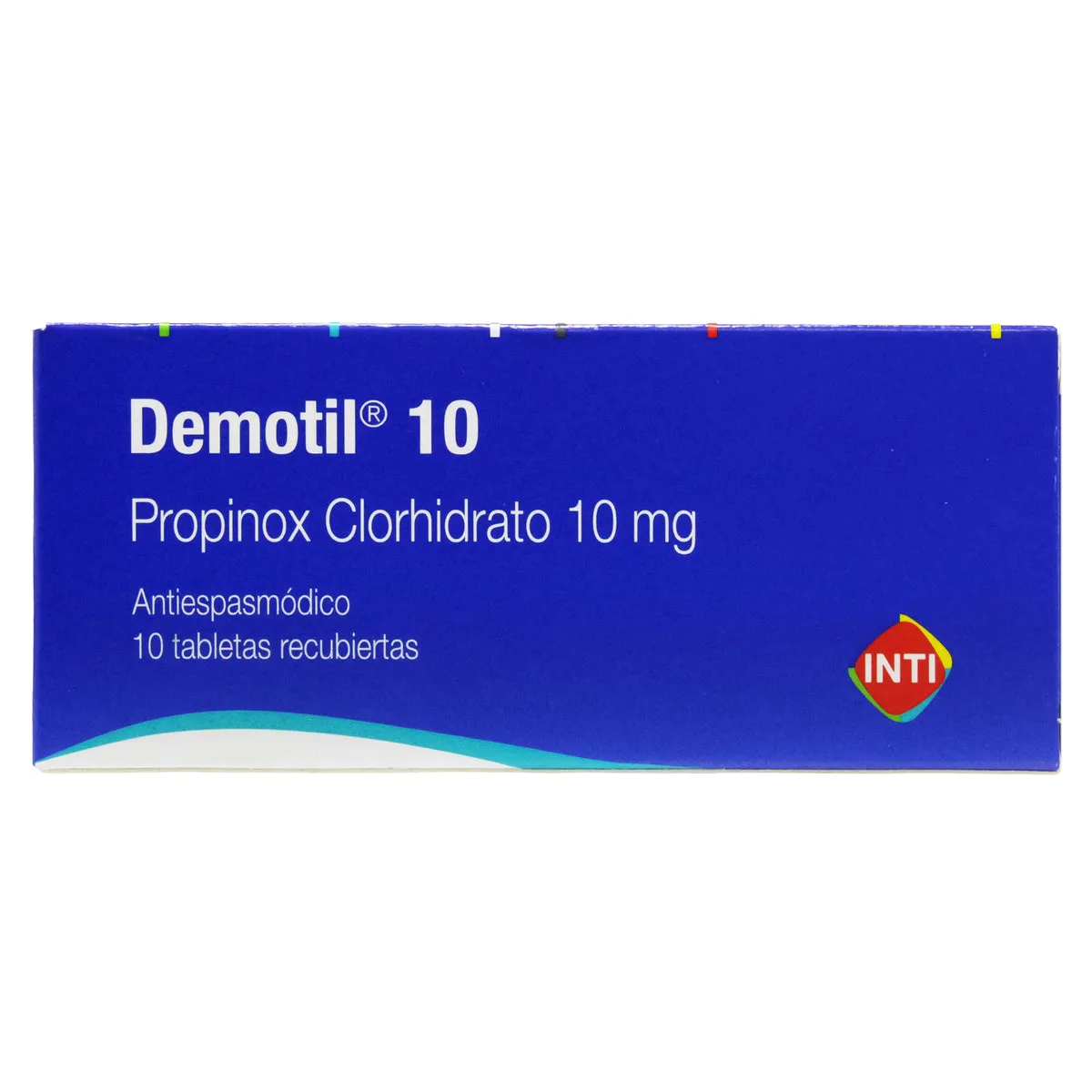 DEMOTIL 10 MG CAJA X 10 TABLETAS - Ecofarma