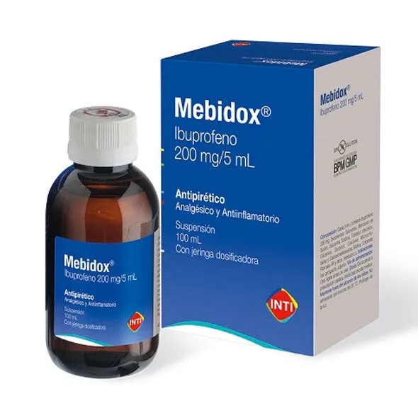MEBIDOX 200 MG JARABE FCO X 100 ML - Ecofarma