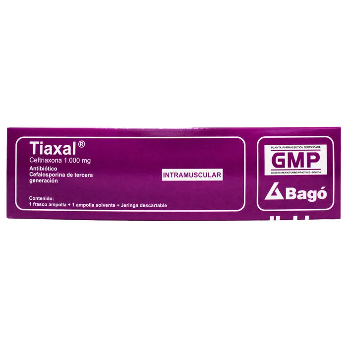TIAXAL 1 GR CAJA X 1 AMPOLLA I.M. - Ecofarma
