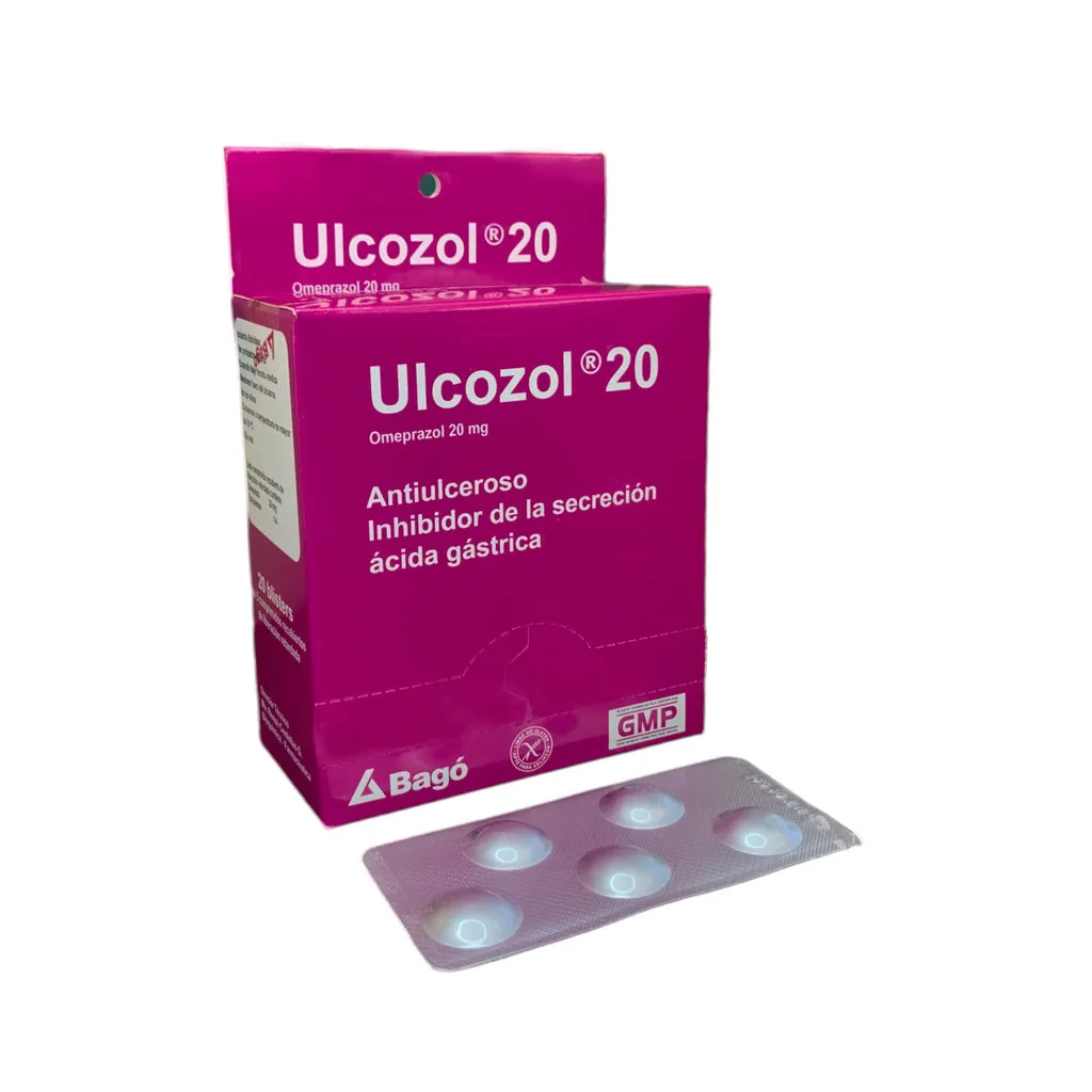 ULCOZOL 20 MG CAJA X 100 COMPRIMIDOS - Ecofarma