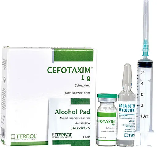 CEFOTAXIM 1G IM CAJA X 1 AMPOLLA - Ecofarma