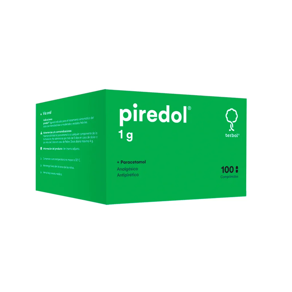 PIREDOL 1 G CAJA X 100 COMPRIMIDOS - Ecofarma