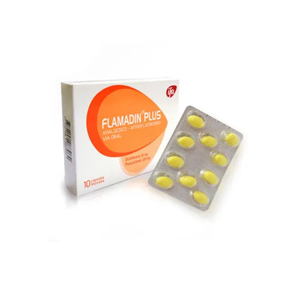 FLAMADIN PLUS 50/500 MG CAJA X 200 CAPSULAS - Ecofarma