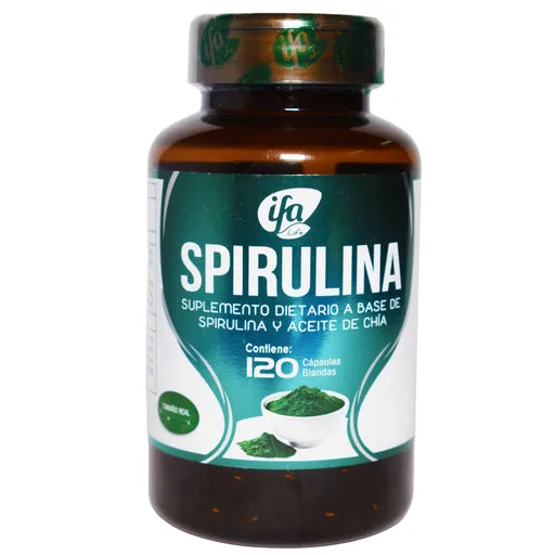 SPIRULINA & ACEITE DE CHIA FCO X 120 CAPSULAS BLANDAS - Ecofarma