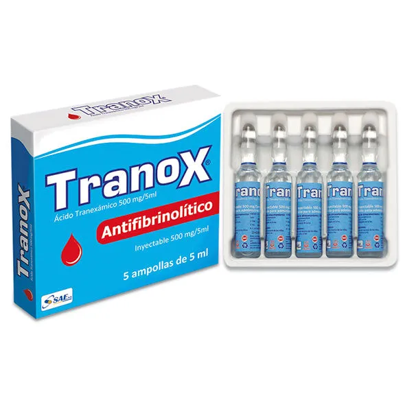 TRANOX 500 MG CAJA X 5 AMPOLLAS - Ecofarma