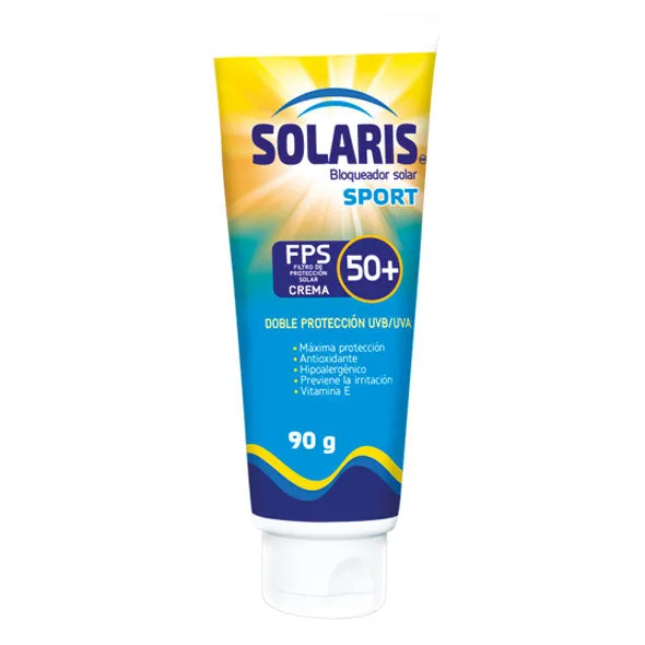 SOLARIS BLOQUEADOR  SOLAR SPORT FPS-50 + CREMA X 90 G - Ecofarma