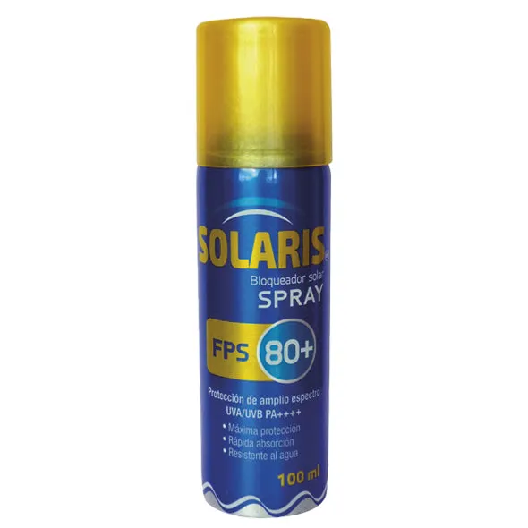 SOLARIS BLOQUEADOR  SOLAR SPRAY FPS 80+ X 100 ML - Ecofarma