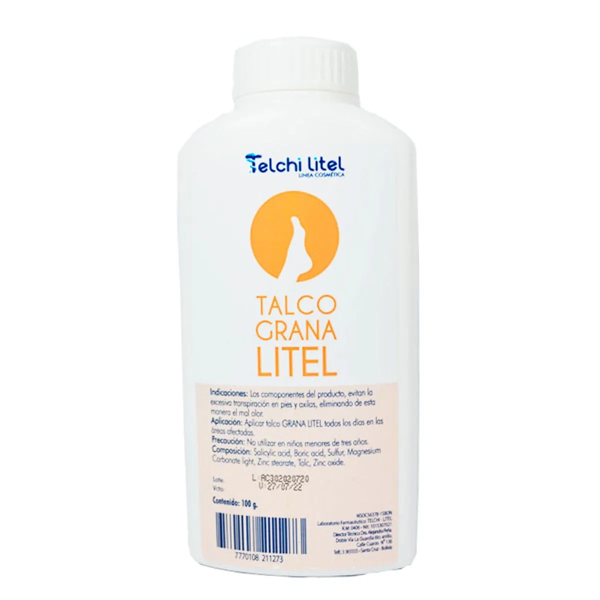 TALCO GRANA LITEL FCO X 100 GR - Ecofarma