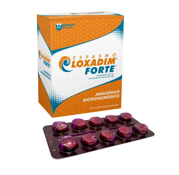 ESPASMO LOXADIN FORTE CAJA X 100 COMPRIMIDOS - Ecofarma