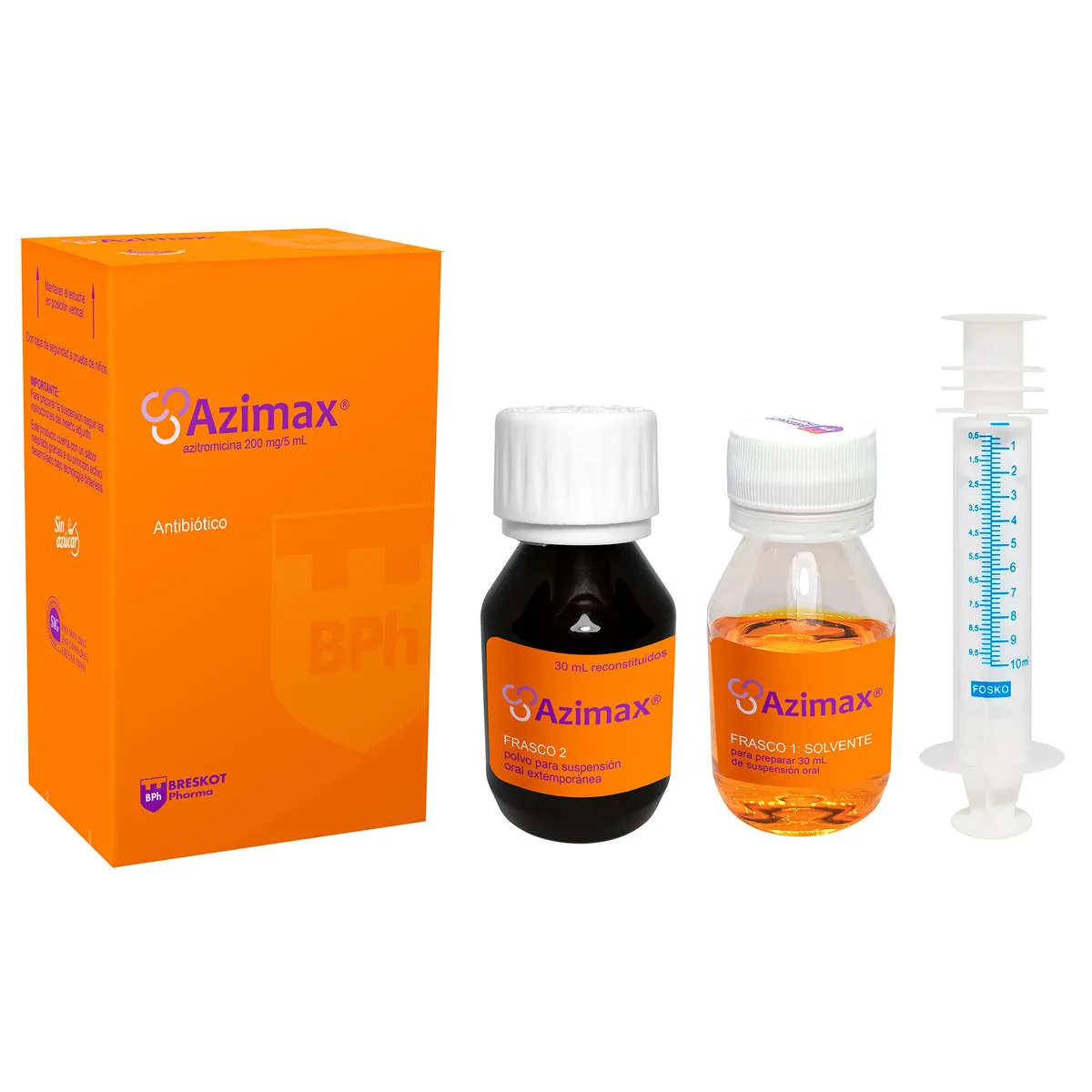 AZIMAX 200 MG SUSPENSION FCO X 30 ML - Ecofarma