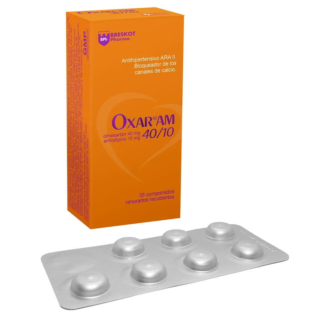 OXAR AM 40/10 CAJA X 35 COMPRIMIDOS - Ecofarma