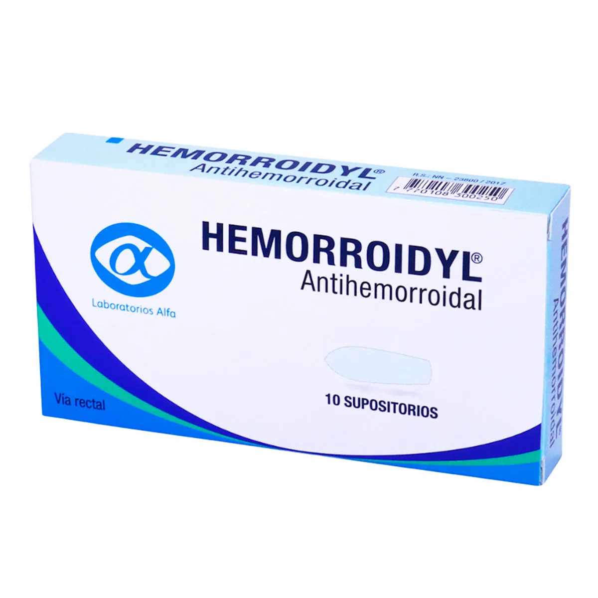 HEMORROIDYL CAJA X 10 SUPOSITORIOS - Ecofarma