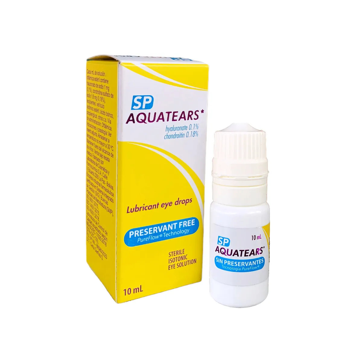AQUATEARS SP GOTAS OFTALMICAS X 10 ML - Ecofarma