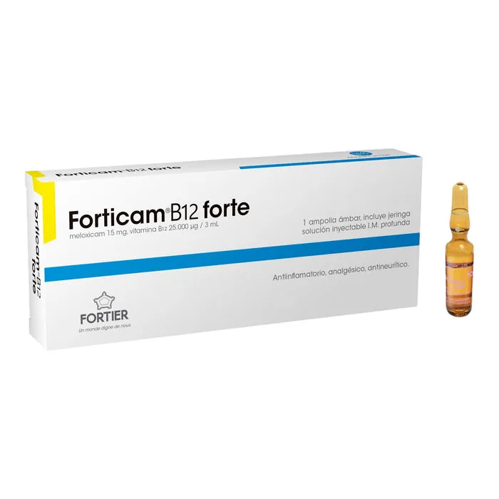 FORTICAM B12 FORTE CAJA X 10 AMPOLLAS - Ecofarma