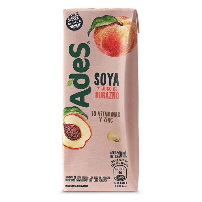 JUGO ADES DURAZNO X 200 ML - Ecofarma