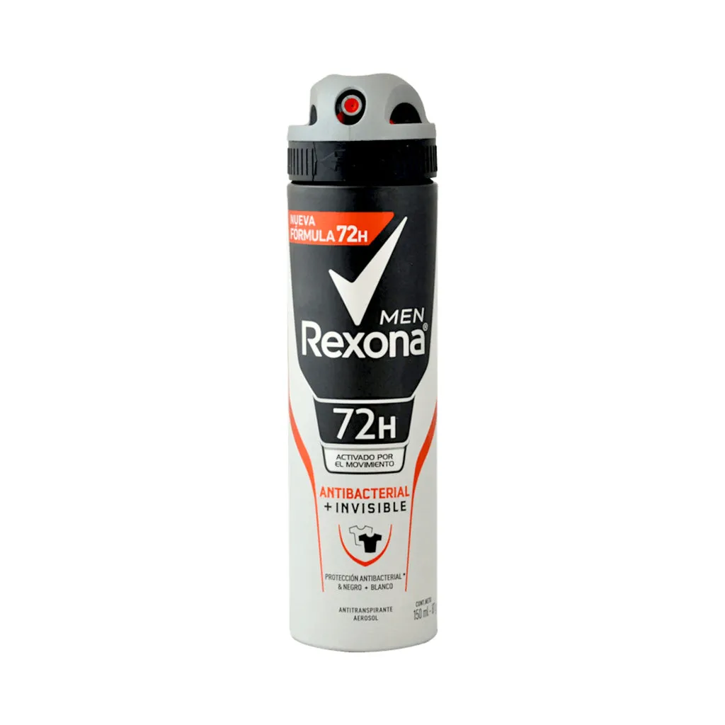 DESODORANTE REXONA MEN AEROSOL ANTIBACTERIAL X 150 ML - Ecofarma